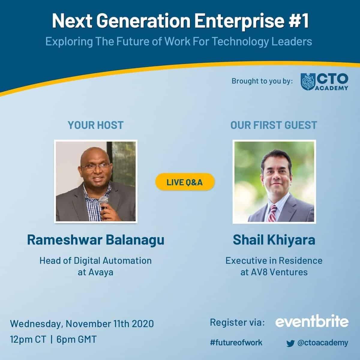 Webinar: The Future of Work & Tech Leadership