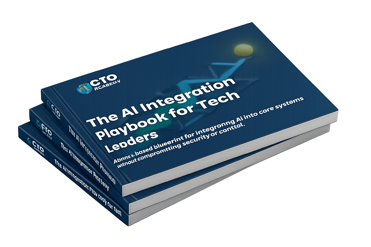 AI Integration Playbook for Tech Leaders - mockup-CTO Academy