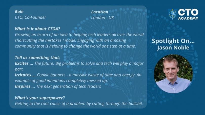 Spotlight on… Jason Noble
