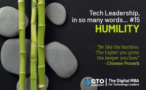 Tech leadership skill humility