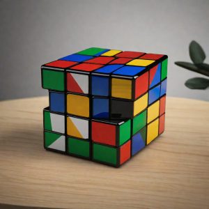 Rubik's cube concept by generative AI