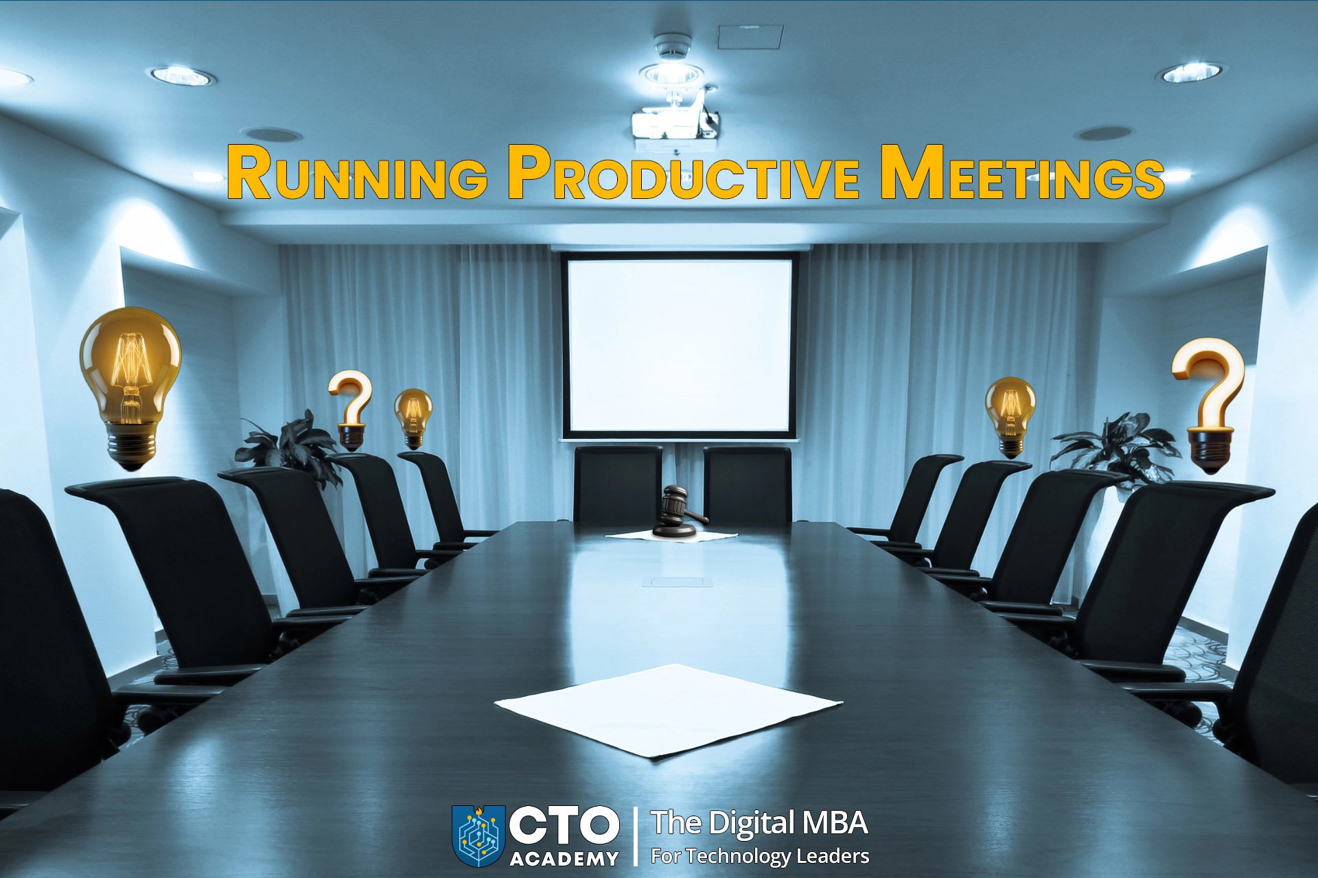 Guide to setting up and running productive meetings - featured image